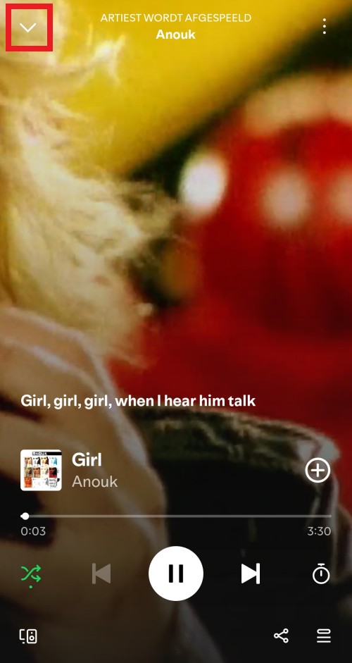 Spotify grote weergave sluiten Spotify grote weergave sluiten